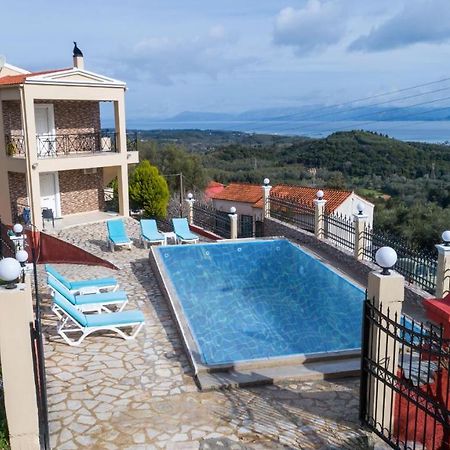 Villa Spartera Sea View By Corfuescapes Лефкіммі Екстер'єр фото