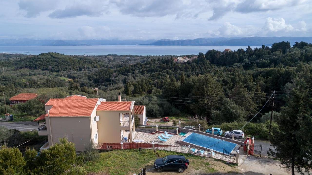 Villa Spartera Sea View By Corfuescapes Лефкіммі Екстер'єр фото