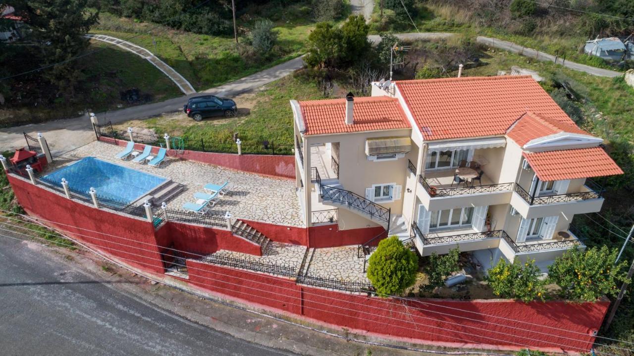 Villa Spartera Sea View By Corfuescapes Лефкіммі Екстер'єр фото